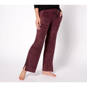 Make It Real Women's Plus Sz Pants 2X Grey Dusk- Textured Leopard A612272